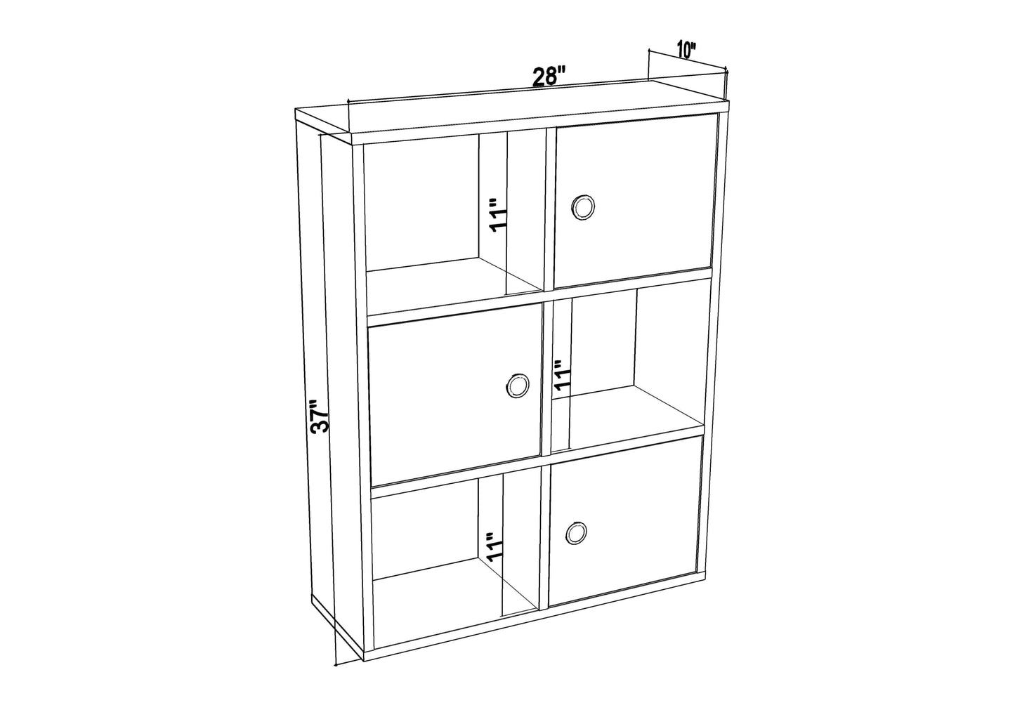 Bücherregal B-19