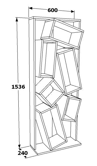 Bücherregal B-23