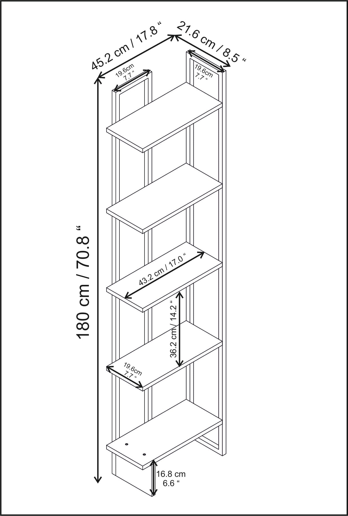 Bücherregal B-33